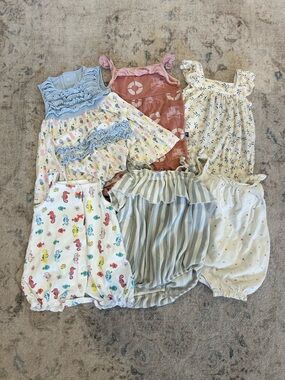 Lot of baby girl summer clothes
